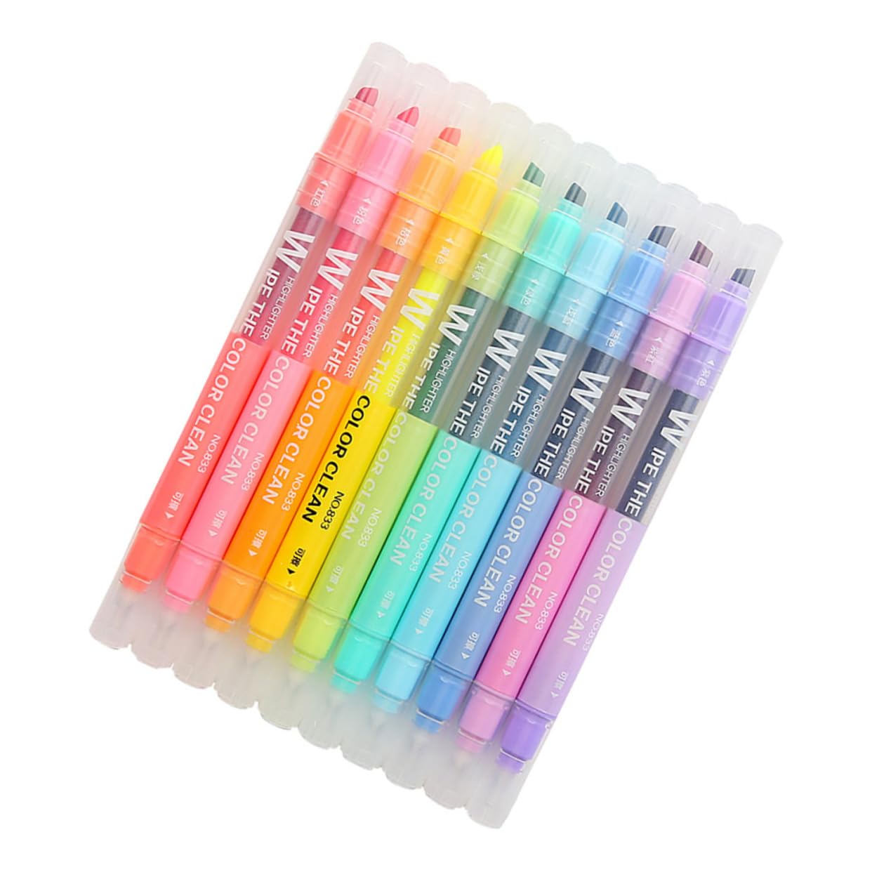 DOITOOL 3 Series Resaltador Borrable Bolígrafos Lindos Bolígrafos Borrables Fluorescente Rotulador Pluma De Escribir Papelería De Estudiantes Iluminador Líquido Pastel 10 Piezas X 3