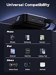 UGREEN 20000mAh 45W USB-C Banque de puissance avec câble intégré, PD 3.0 et PPS Chargeur portable rapide, LED Affichage compatible avec Galaxy S25 S24 Ultra/Tab, iPhone 17 16 15, iPad Pro, MacBook Air