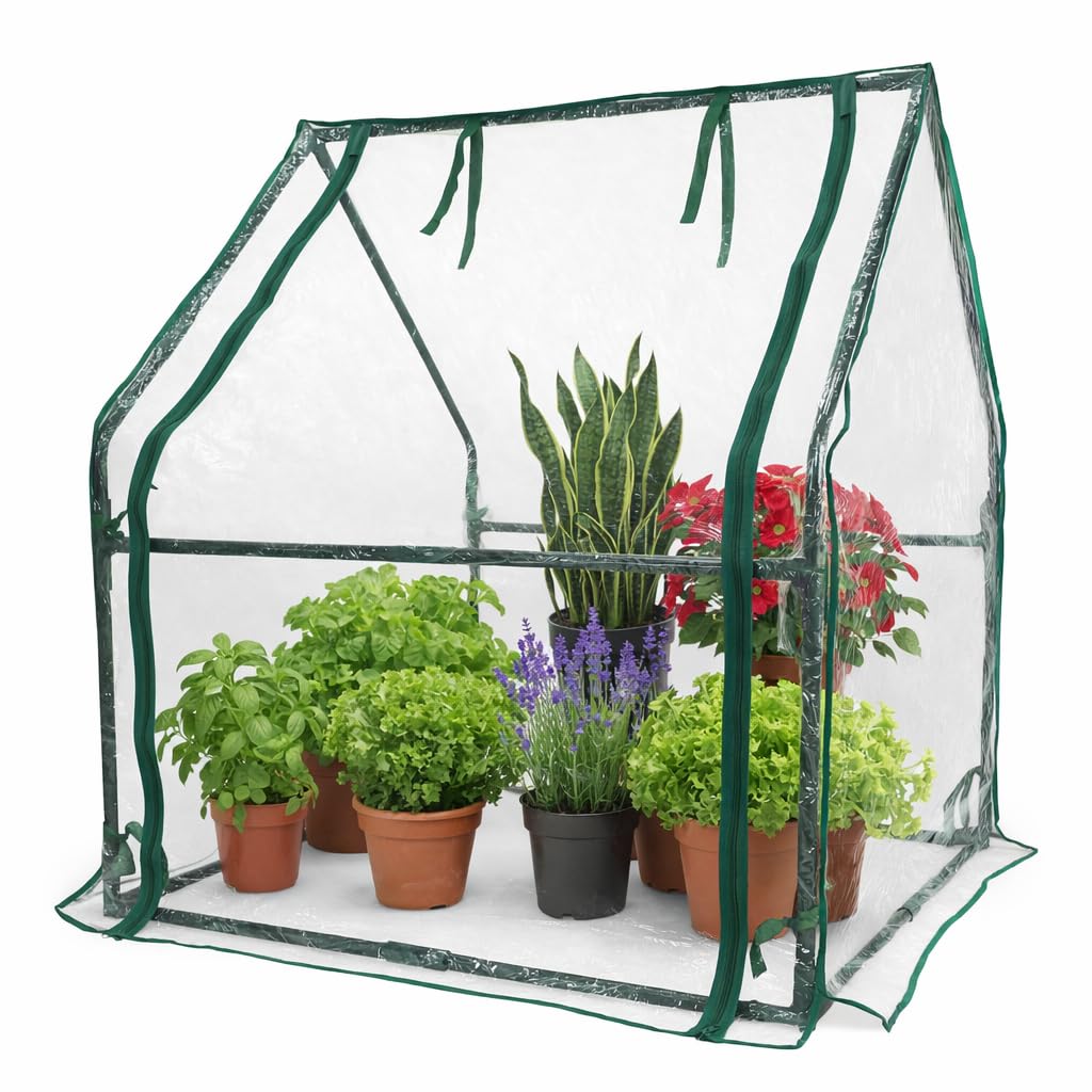 Amazon.com : Gardzen Mini Greenhouse Heavy Duty Portable Green