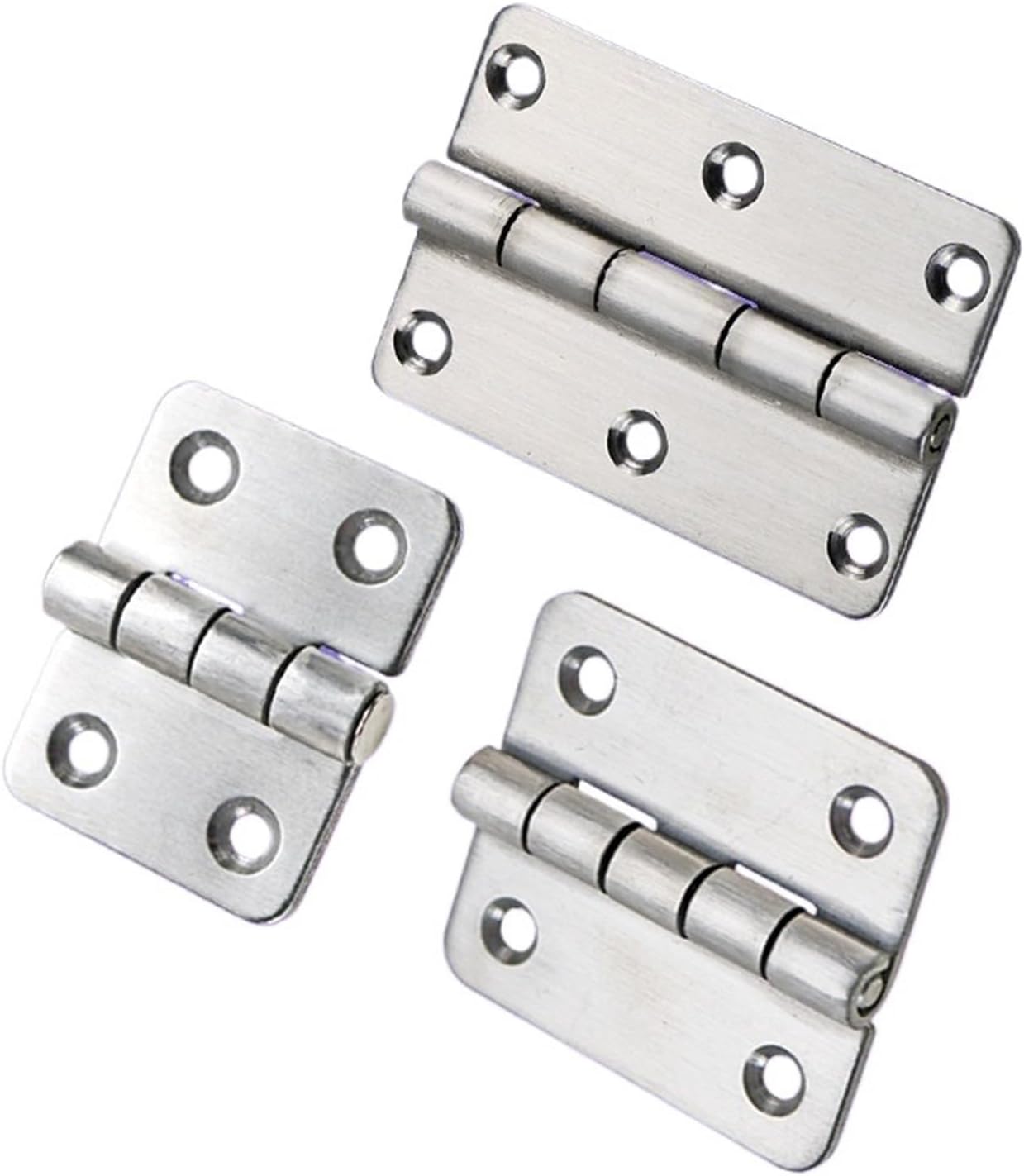 Small Hinge 304 Stainless Steel Industrial Equipment Cabinet 1Pcs(XG02-014-2S-1)