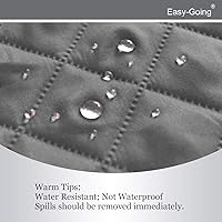 Vista 3 de Easy-Going - Funda para silla reclinable, reversible, resistente al agua, protector de muebles con correas elásticas, para mascotas