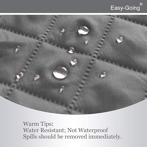 Miniatura 3 de Easy Going - Funda de sofá reclinable reversible para sofá protector de muebles resistente al agua con correas elásticas Ideal para mascotas