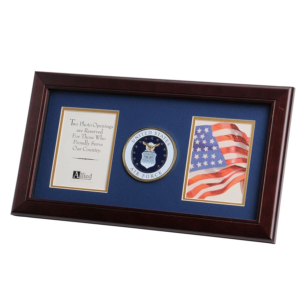 Allied Frame U.S. Air Force Medallion Double Picture Frame