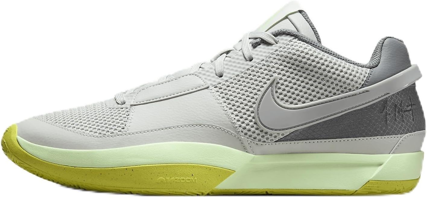 Ja 1 Basketball Shoes (FQ4796-003, Light Silver/Cyber/Cool Grey/Granite) Size 10