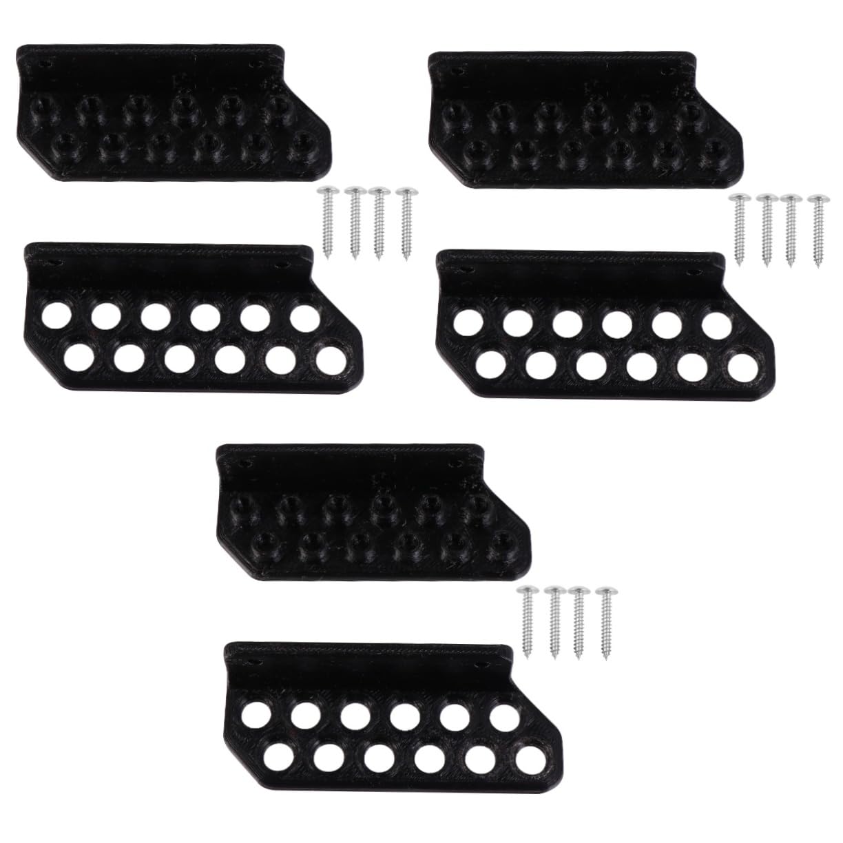 HANABASS 3pairs Wall-Mounted Arrow Rack Self-Adhesive Arrow Holder for Archery Accessories Easy Installation Display Organizer