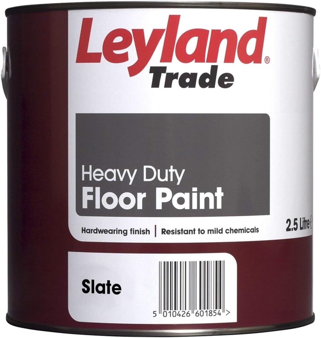 Leyland Trade Heavy Duty Floor Paint - Slate 2.5L