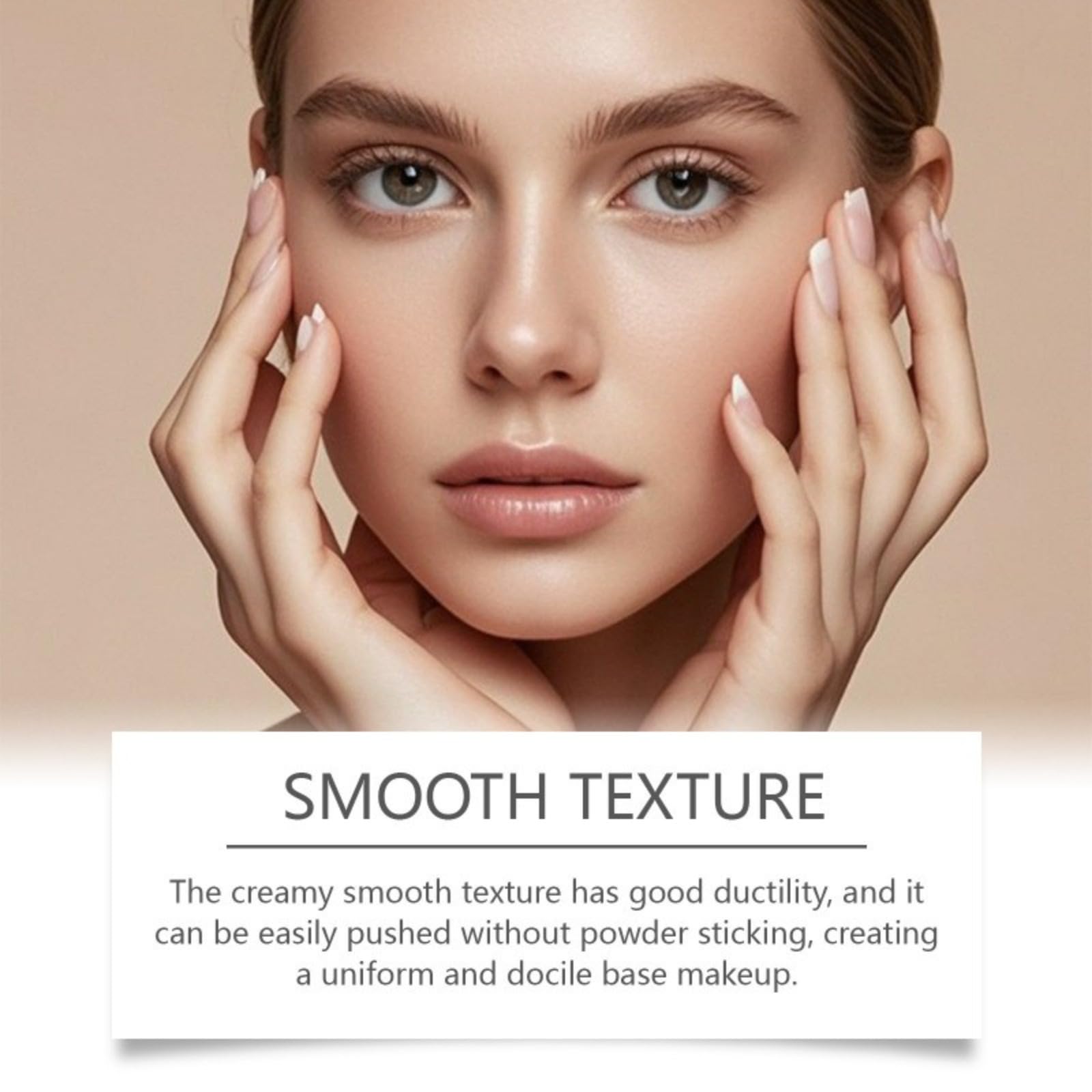 Stick Korean Self-Adapting Foundation - Fondazione 2-in-1 con pennello, lunga lasting, copertura completa e effetto naturale per tutti i tipi di pelle (naturale)