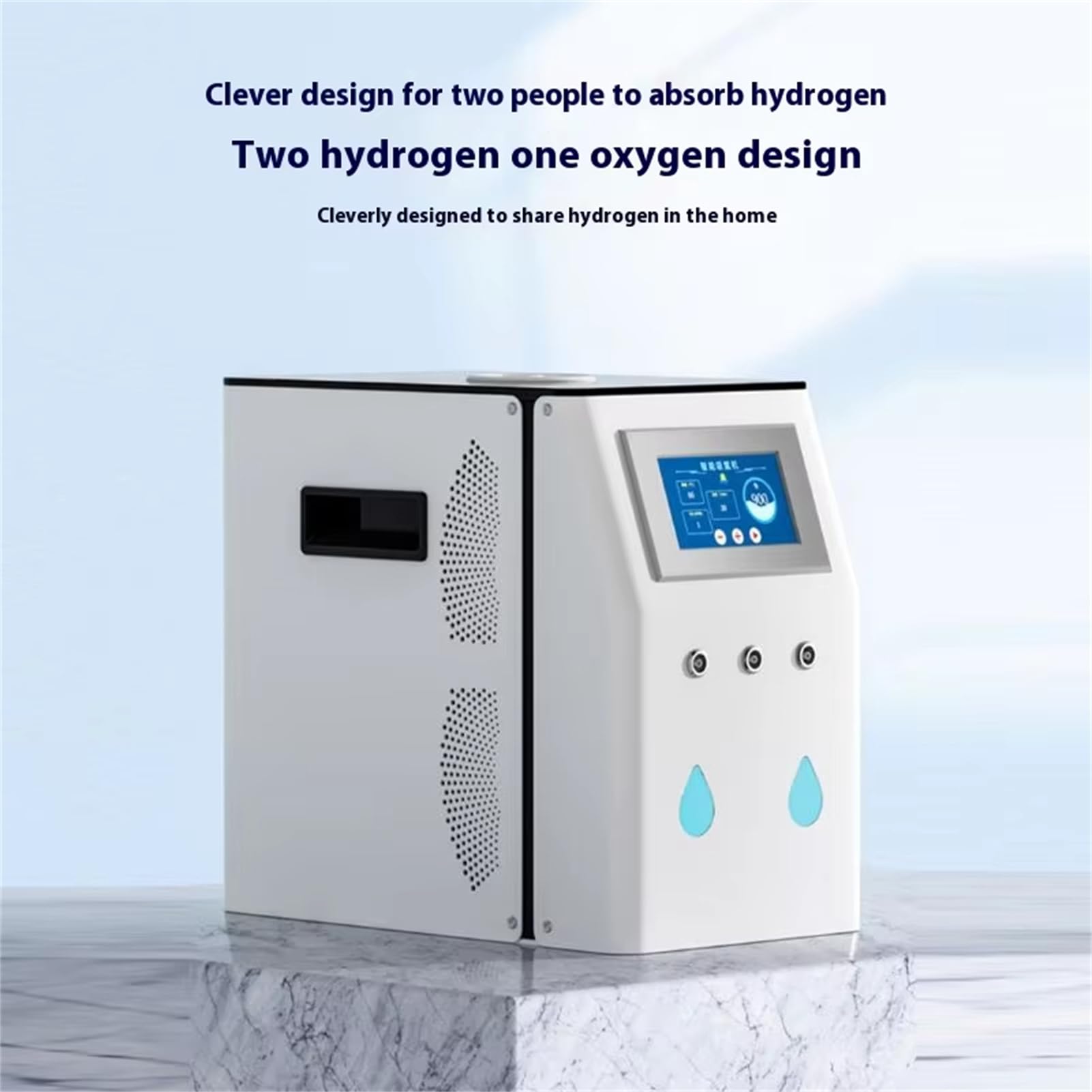Inhalator wodoru, generator wodoru, H2 inhalacji z SPE/PEM, 99,99% wysokiej czystości, H2, generator wody wodór niski poziom hałasu, przepływ i czas regulowany pa