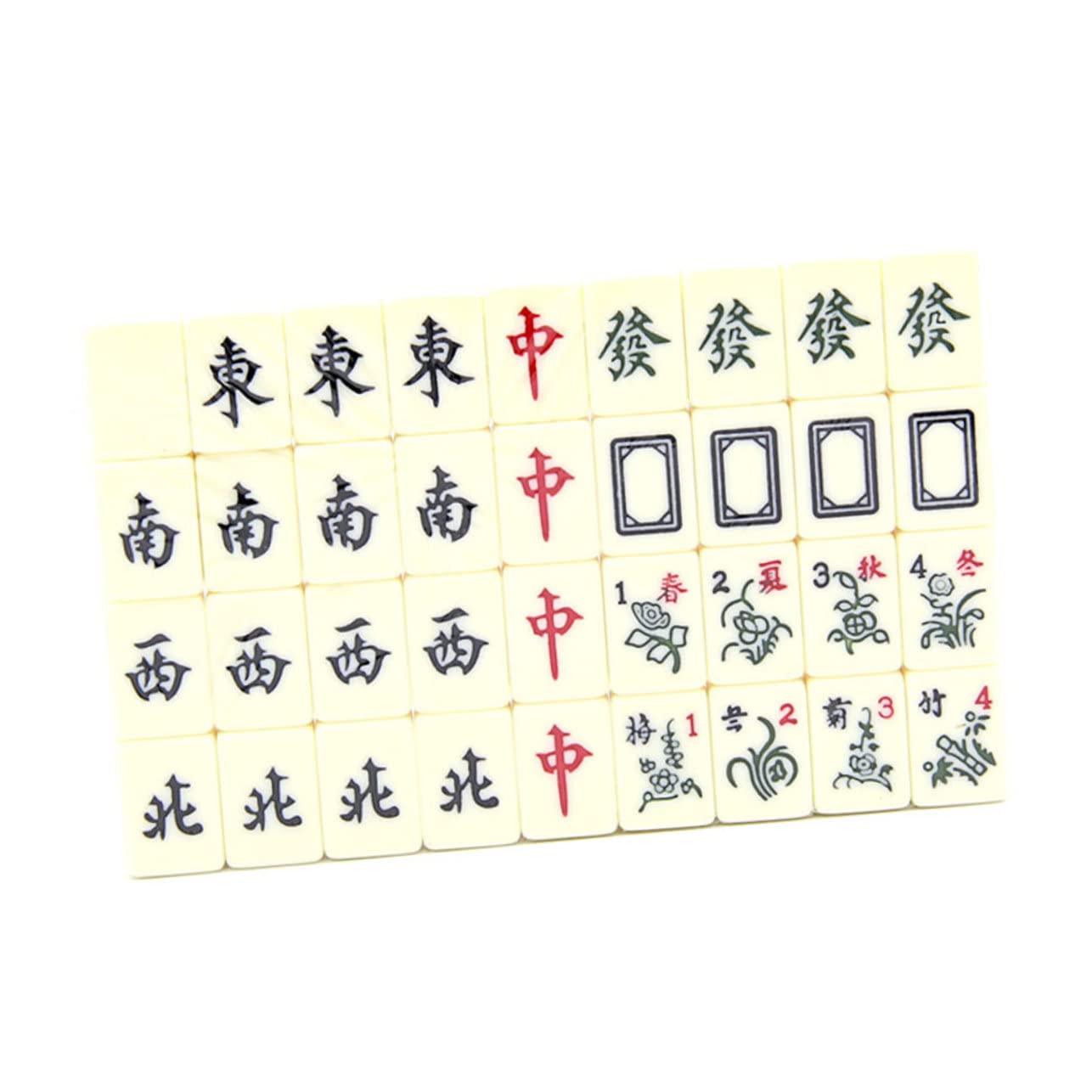 Tragbar Kleines Chinesisches Mahjong-Spielzeug Kompaktes Reisespiel für Zuhause und Partys Interaktives Tischspiel
