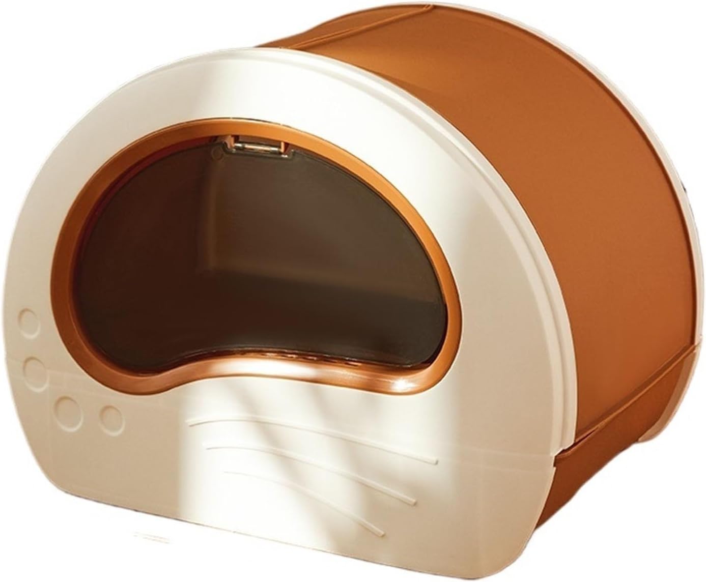 Litterbox Extra Large Cat Litter Pan Fully Enclosed Cat Litter Box Stink-Proof Splash-Proof Drawer Cat Litter Pan with Scoop Tidy and Easy to Clean Cat Litter Tray(Blue)