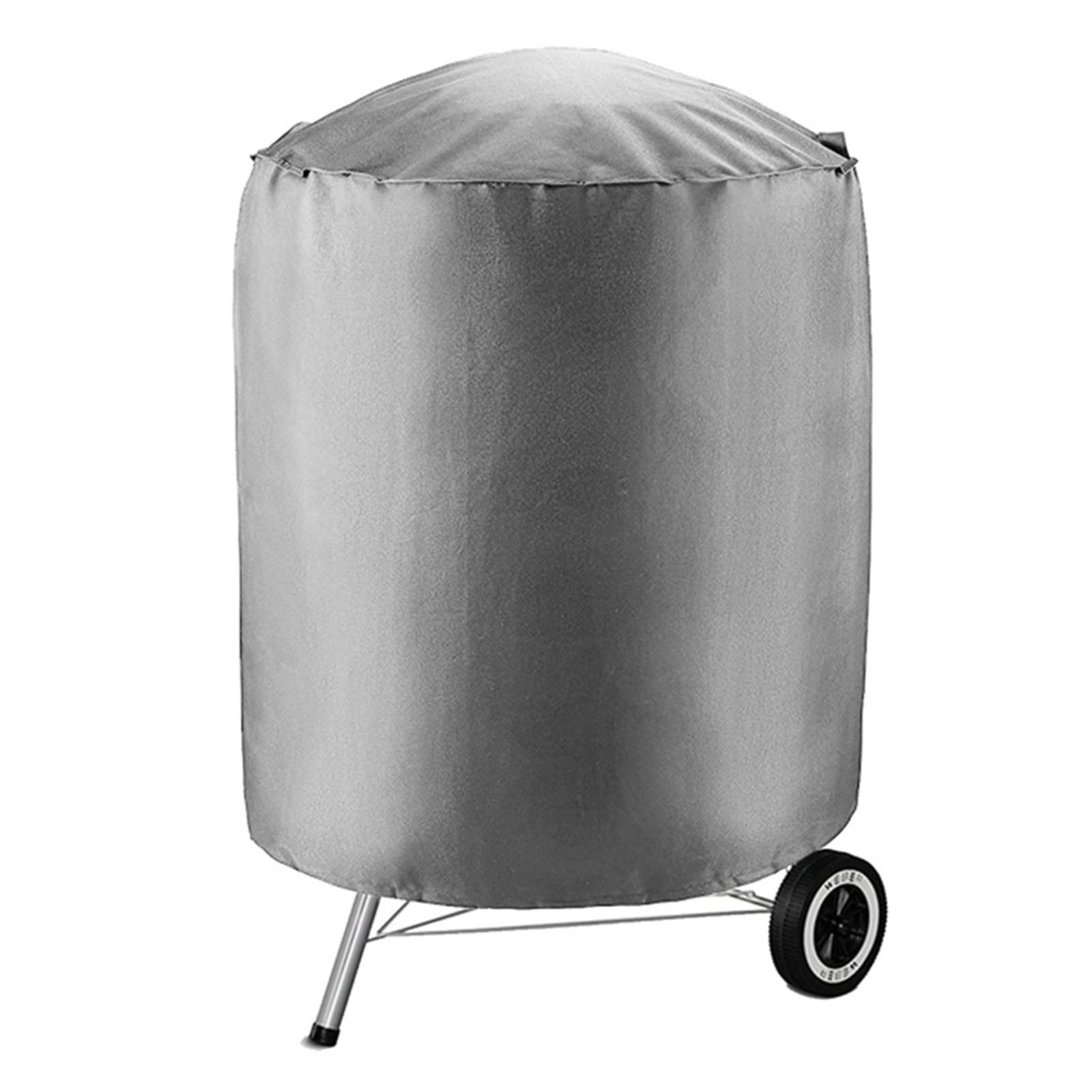 AWSAD Funda Barbacoa Exterior Impermeable Funda Protectora BBQ Redonda Cubierta para Barbacoa Anti-Lluvia, Anti-Nieve, Anti-Polvo, se Adapta a La Mayoría de Las Parrillas
