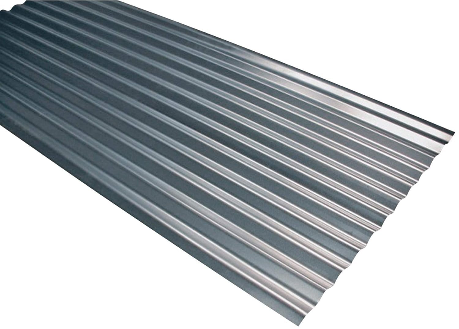 Lamiera Zincata Ondulata, 200x90 cm, Spessore 0,25 mm, 20 Pezzi, per Pareti e Coperture