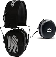 Vista 23 de Walker's Razor Slim - Protector auditivo electrónico para tiro (amplificación y supresión de sonido) con estuche protector