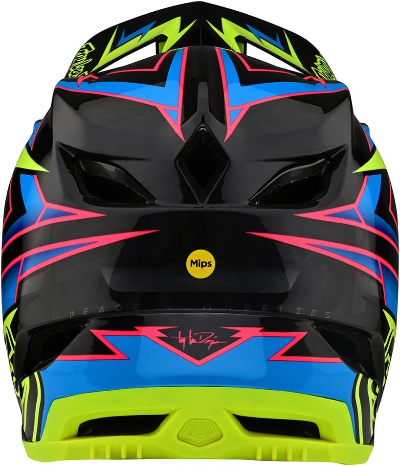 Troy Lee Designs D4 Carbon Full Face Mountain Bike Helmet for Max Ventilation Lightweight MIPS EPP EPS Racing Downhill DH BMX MTB - Adult Men Women : Sports & Outdoors