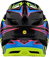 Vista 3 de Troy Lee Designs D4 - Casco de bicicleta de cara completa de carbono para máxima ventilación, ligero MIPS EPP EPS Racing Downhill DH BMX, MTB