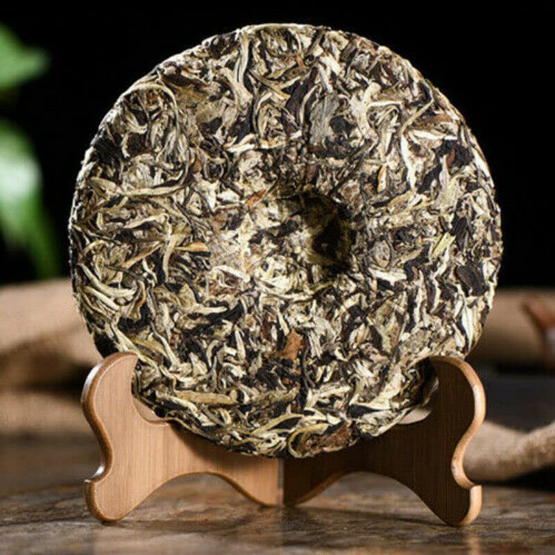 Thé vert Yunnan Pu'er blanc Clair de Lune : gâteau de prestige de 357g d'exception