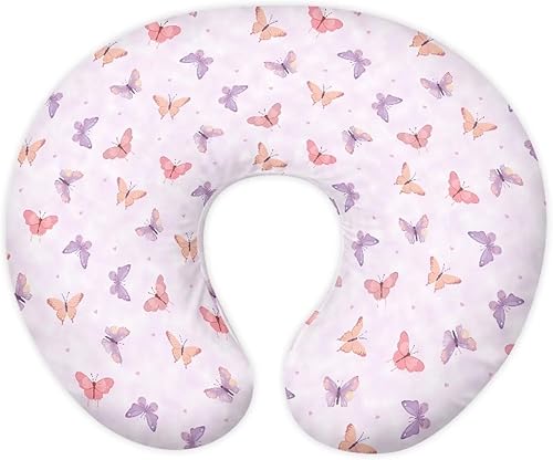 Miniatura 22 de Fundas de almohada para recién nacido, funda de almohada de lactancia para tumbona Boppy, funda de almohadas para lactancia materna para bebés, Rosa