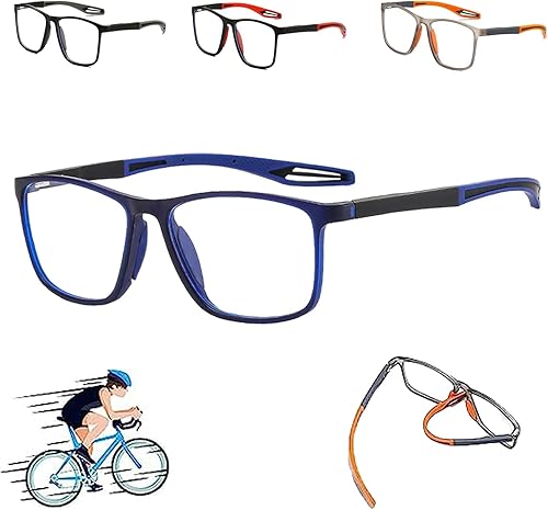 MARCHONE Gafas presbípicas ultraligeras para hombre, antiluz azul, gafas de lectura masculinas