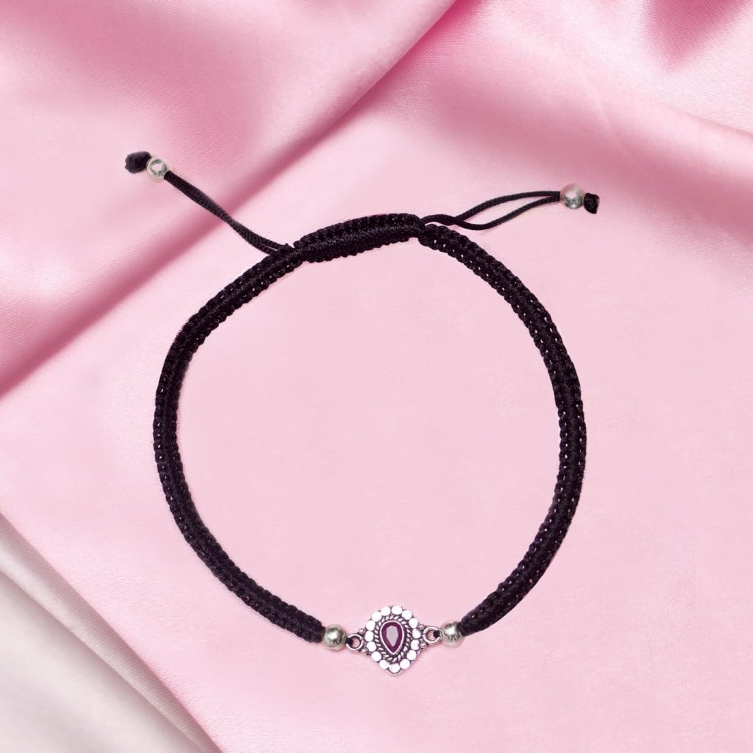 Women's 925 Sterling Silver Beads Gentle Thread Anklet