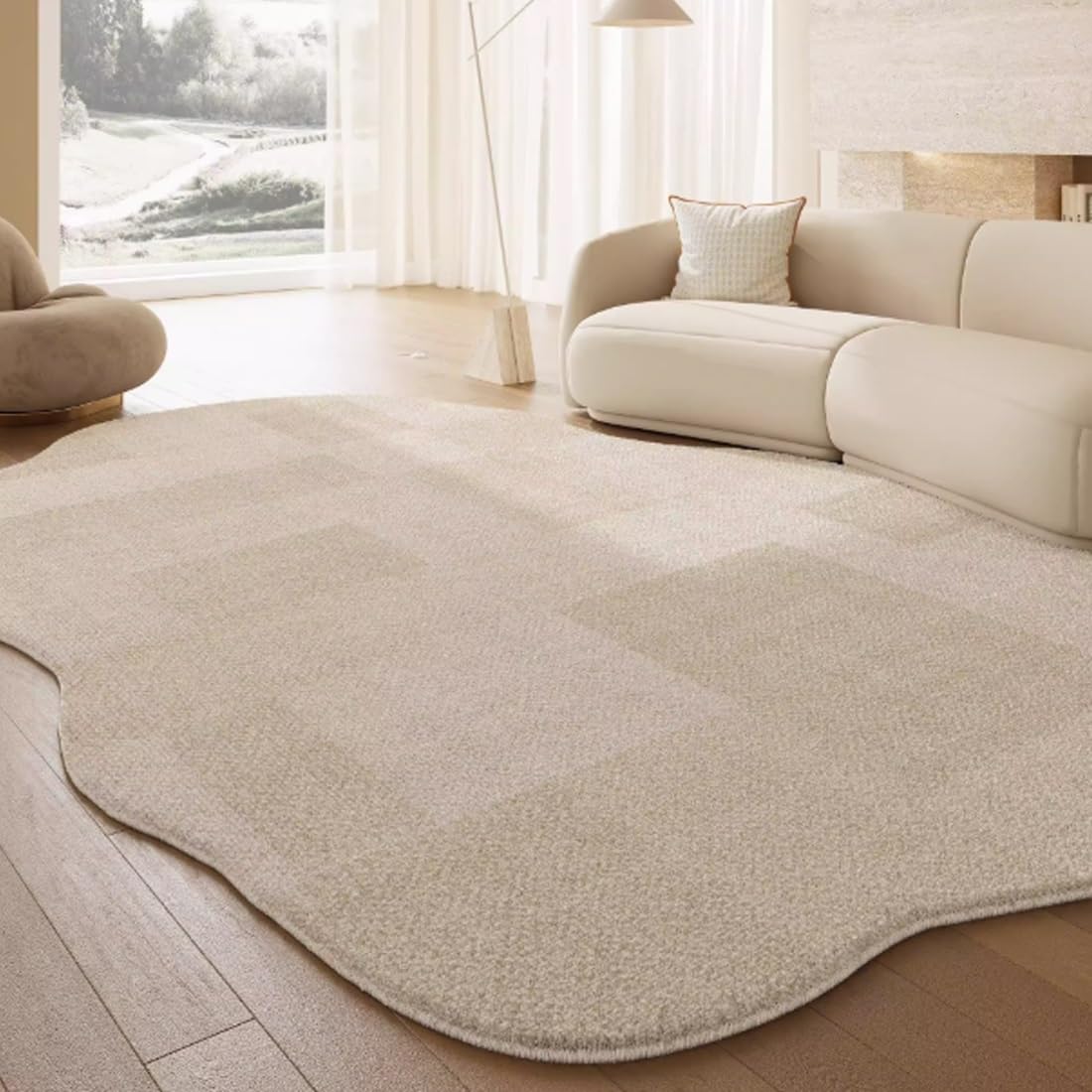 Tapis abstrait moderne salon 200x320 cm lavable et antidérapant Pattern C
