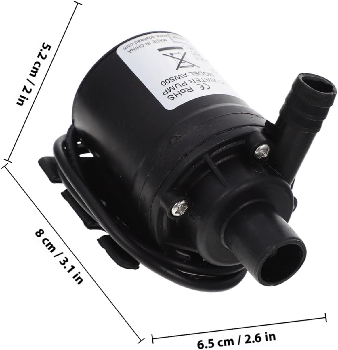 POPETPOP Solar Powered Small Booster Pump Micro Submersible for Heater Shower Hydroponic System with High Temperature Resistance and Wear Resistant Material