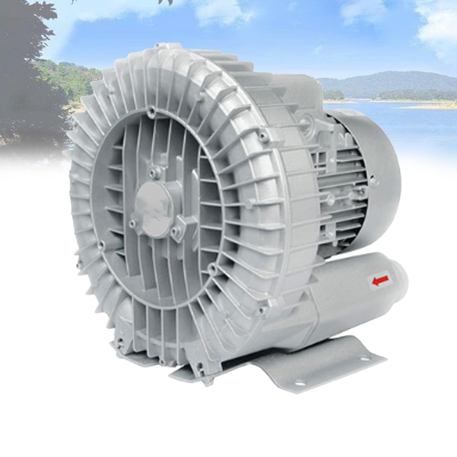Pvxa 120W-1100W Regenerative Blower,Large Airflow Type High-Pressure Vortex Ring Blower, Industrial Vacuum Pump,for Air Blowing Or Suction ThreePhase-750W/1HP