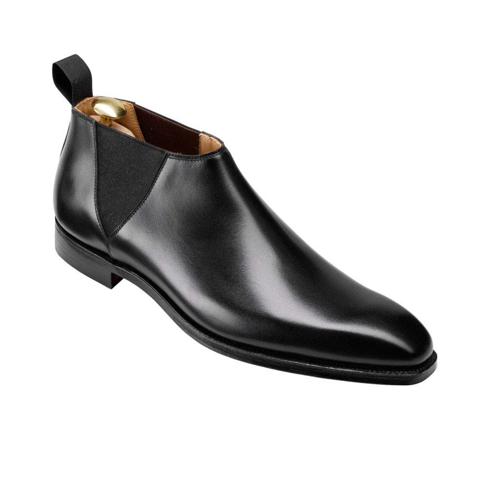 The Royale Peacock Black Leather Ankle Boot Shoes for Men | Leather Sole | Branded | Premium | Comfortable | All Day Wear (Numeric_5) (B09J935G3L) Amazon Price History, Amazon Price Tracker