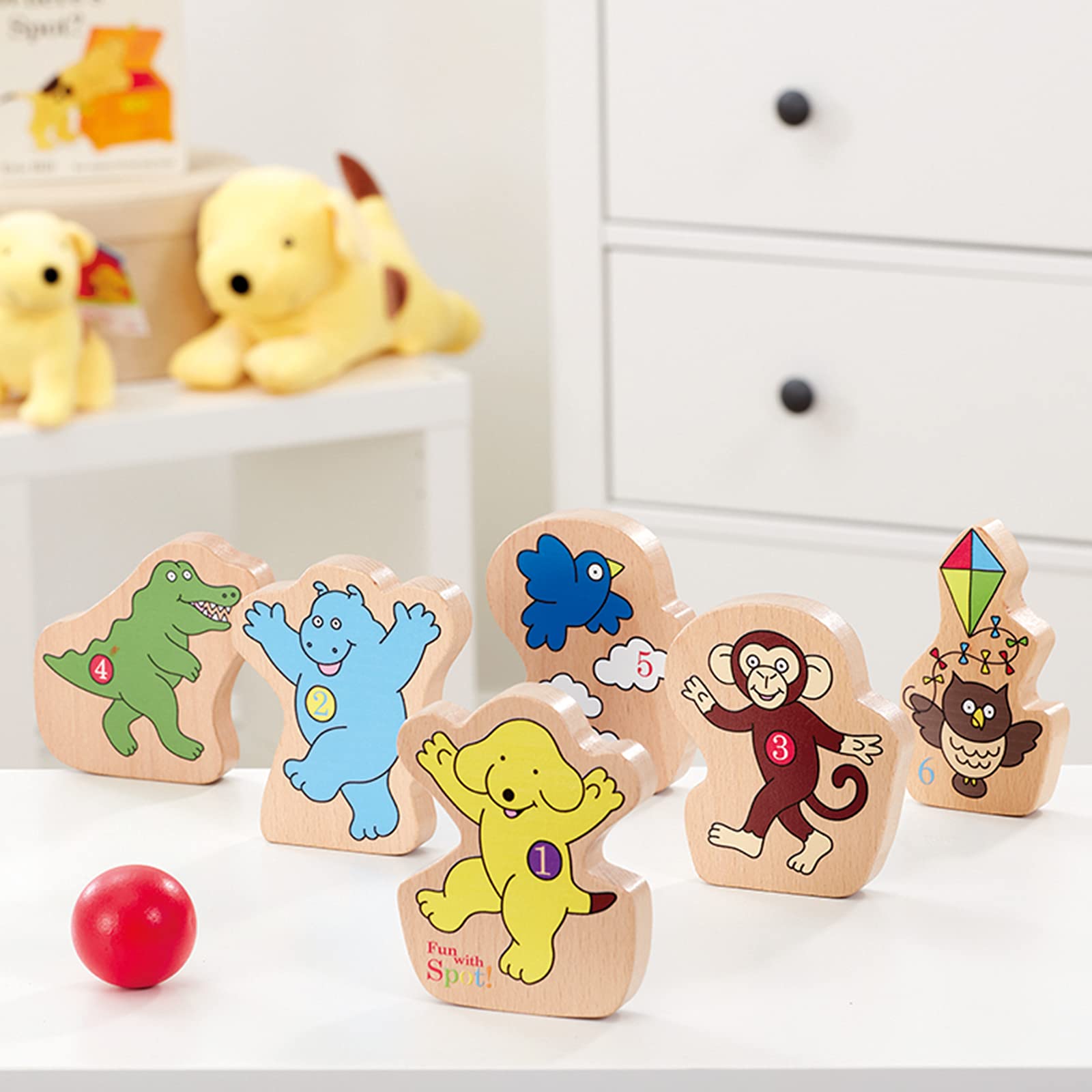 Spot Bowling Wooden Set