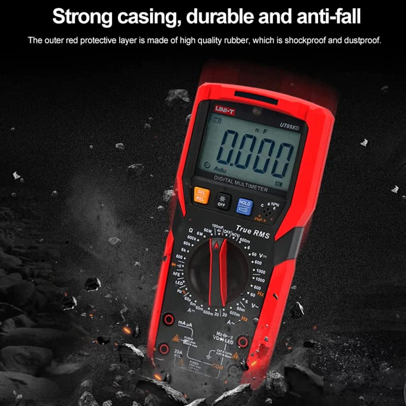 Multimetro Digitale UNi T UT89X/UT89XD con Misurazione NVC e Test di Temperatura (UT89X