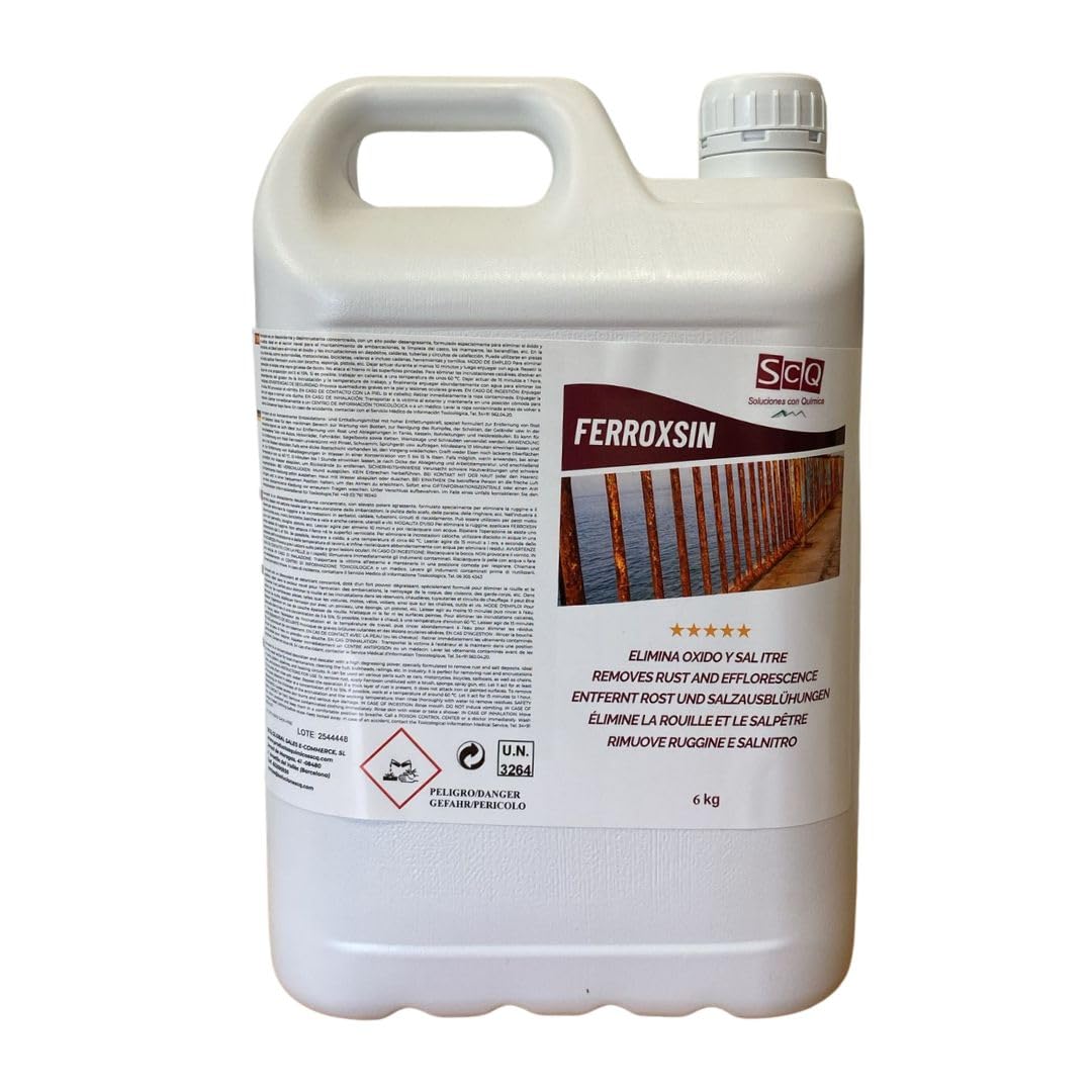 Eliminador de oxido | Desoxidante Quita oxido | Elimina Óxido y recupera el Color Original | removedor de oxido y salitre | para Embarcaciones, Automóviles y Herramientas