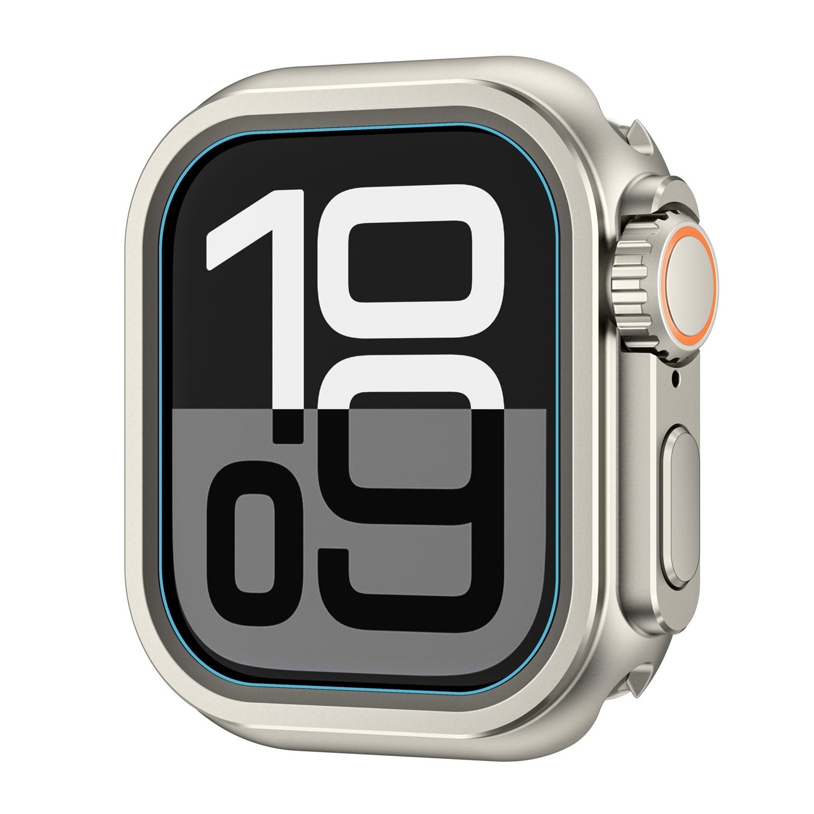 SAAWEE Funda de protección de Metal para Apple Watch 46mm 45mm 44mm funda protectora de marco para iWatch Series 10 9 8 7 6 5 SE cambiar a Ultra 2 49mm