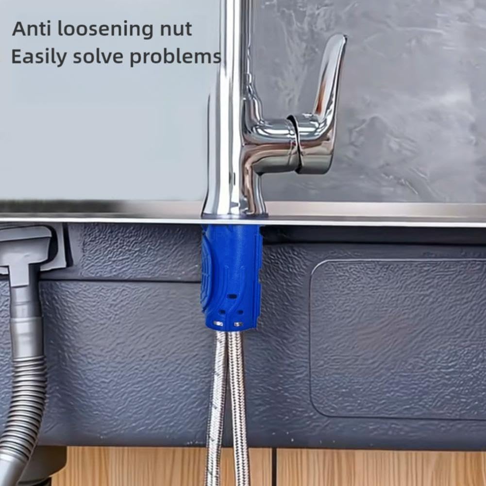 Dado di fissaggio del rubinetto,Serrare e rilasciare rapidamente il dado di blocco,Dado del rubinetto in plastica da 35 mm per allentare il dado di bloccaggio