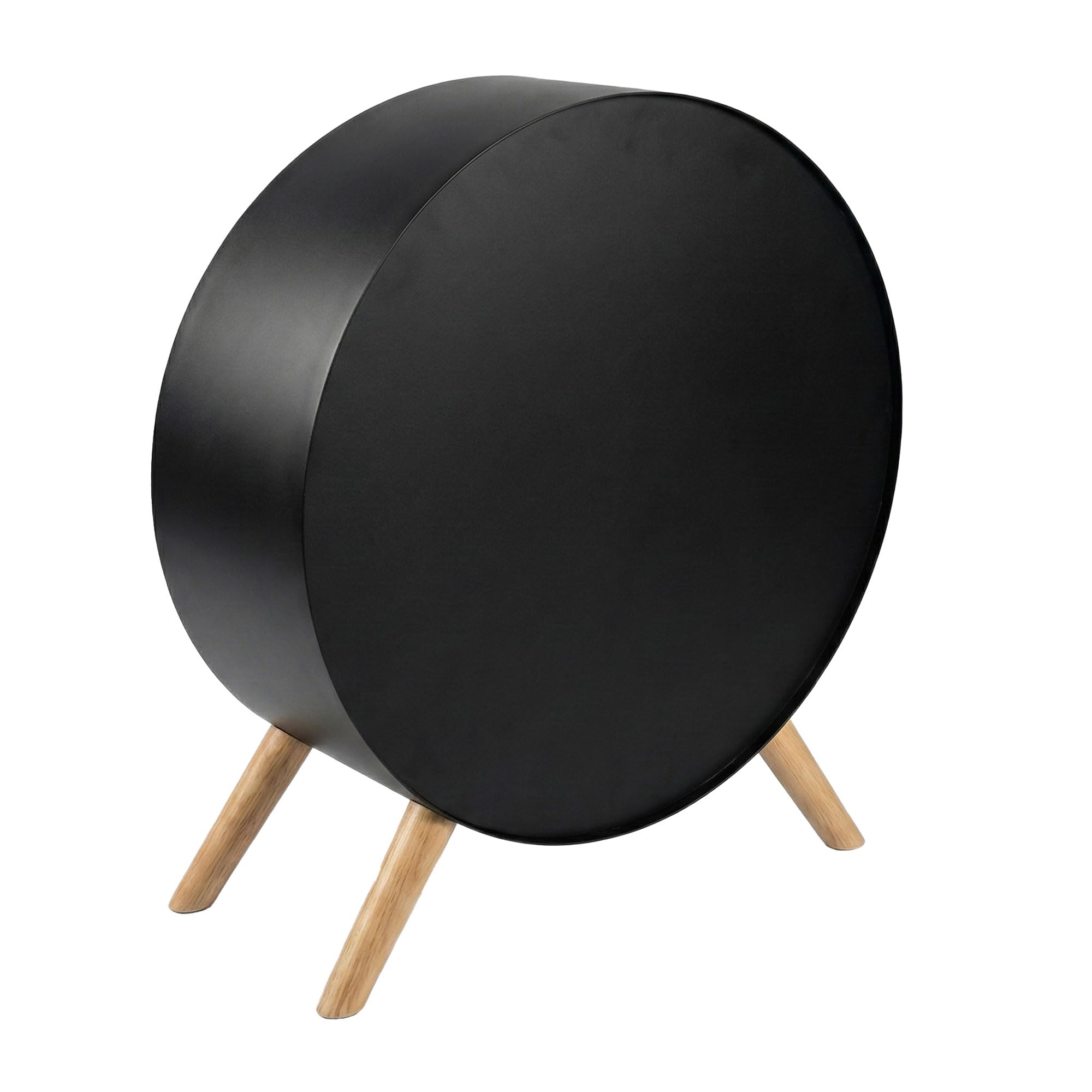 Frankystar Venere Camino da Pavimento 60x72x30 cm cdi Design da Interno Piedi in Legno di Pino Nero