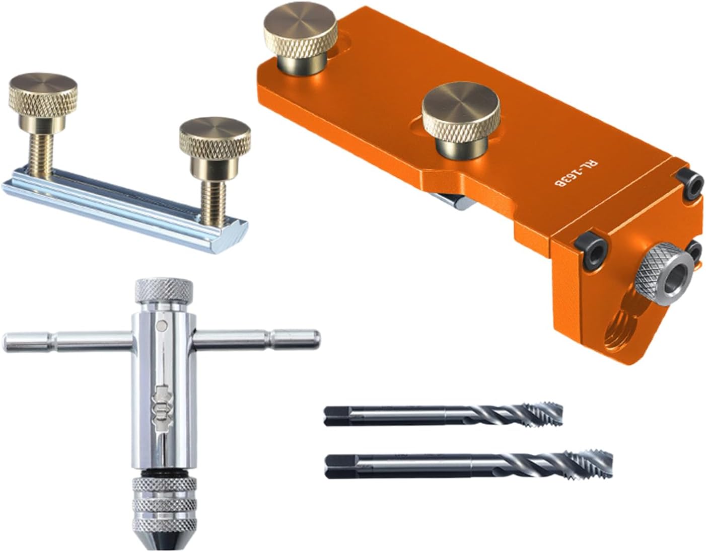 Aluminum Extrusion Tap Guide,Drill Jig | Professional Tapping Assistant Cutter Hardware Precise Positioning for Woodworking Fabrication Metalworking