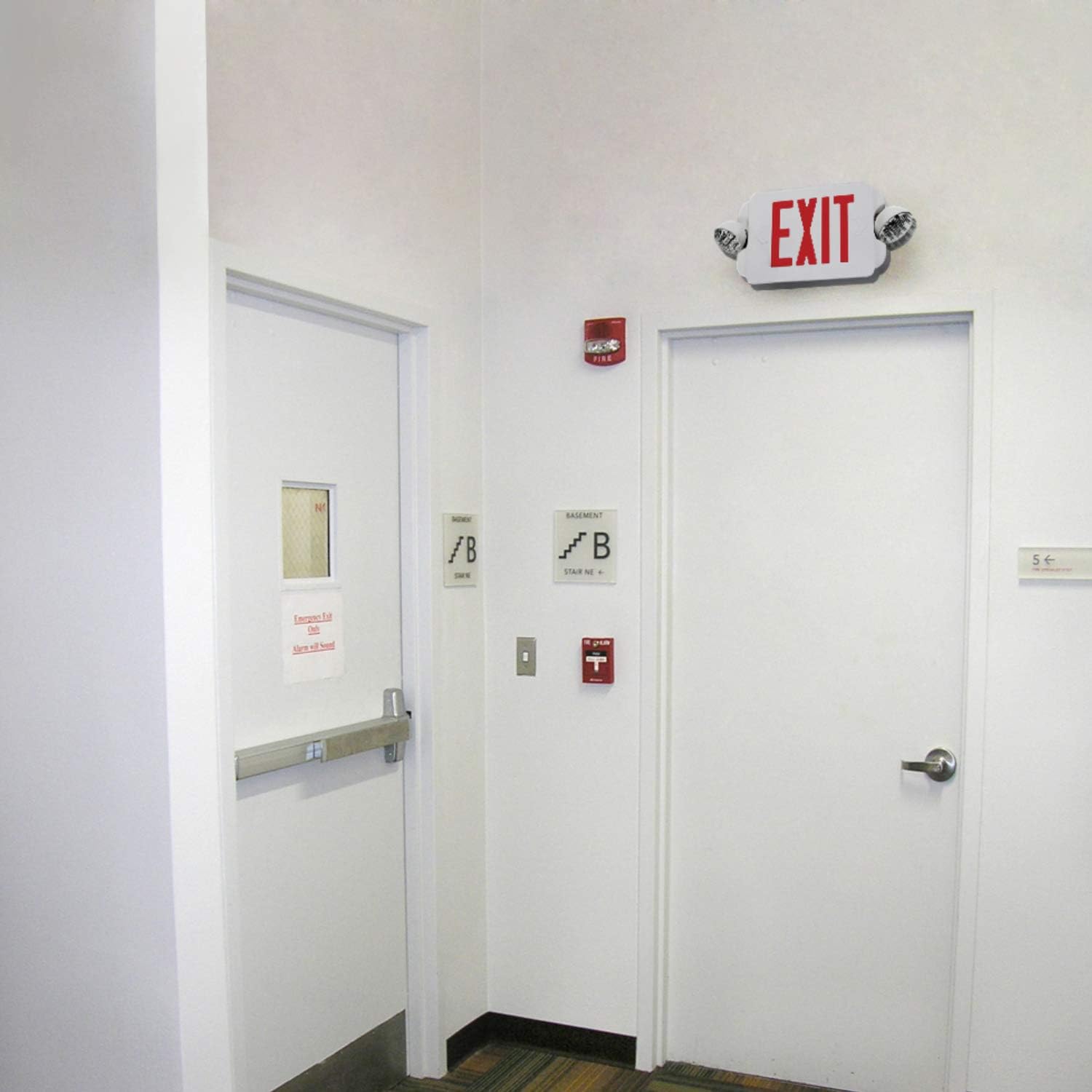 50% оƒƒ Dіѕсоunt eTopLighting 2 Pack of Two LED Adjustable Head Red Exit Sign Emergency Light Combo with Battery Back-Up UL924 ETL listed for Business, EL2BR-2 Flаѕh Dеаlѕ - 80% оƒƒ eTopLighting 2 Pack of Two LED Adjustable Head Red Exit Sign Emergency Light Combo with Battery Back-Up UL924 ETL listed for Business, EL2BR-2