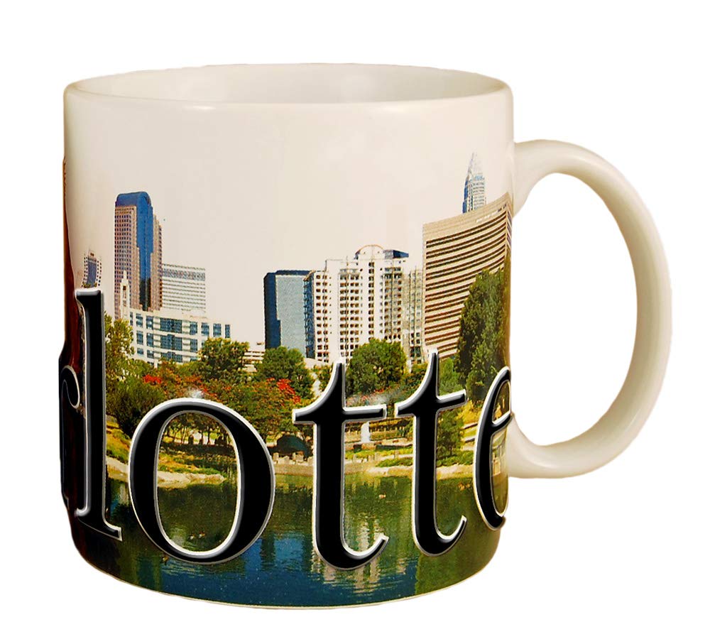 Americaware SMCHR01 Charlotte 18 oz Full Color Relief Mug