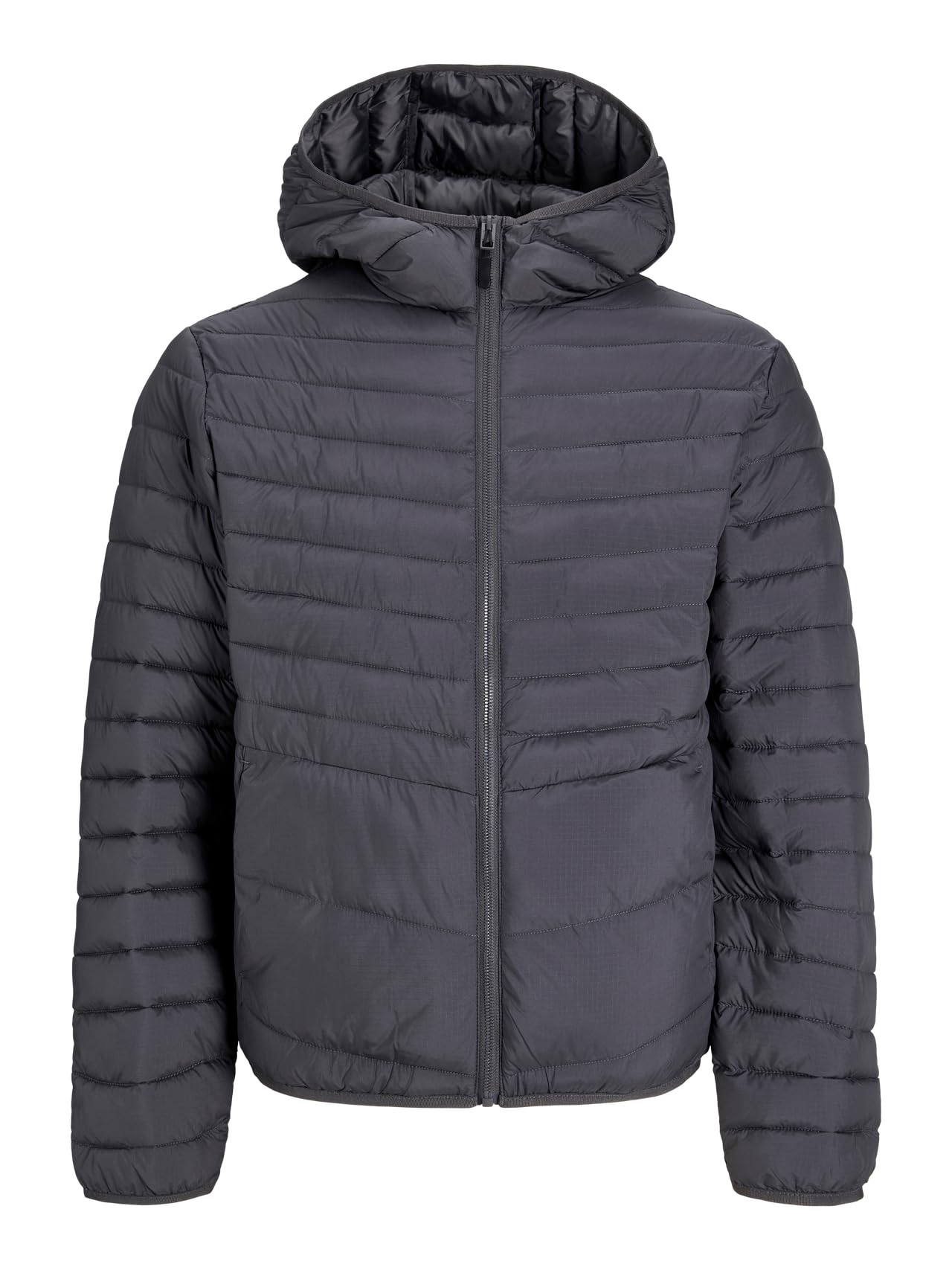 JACK & JONES Męska kurtka pikowana, asfaltowy, XL