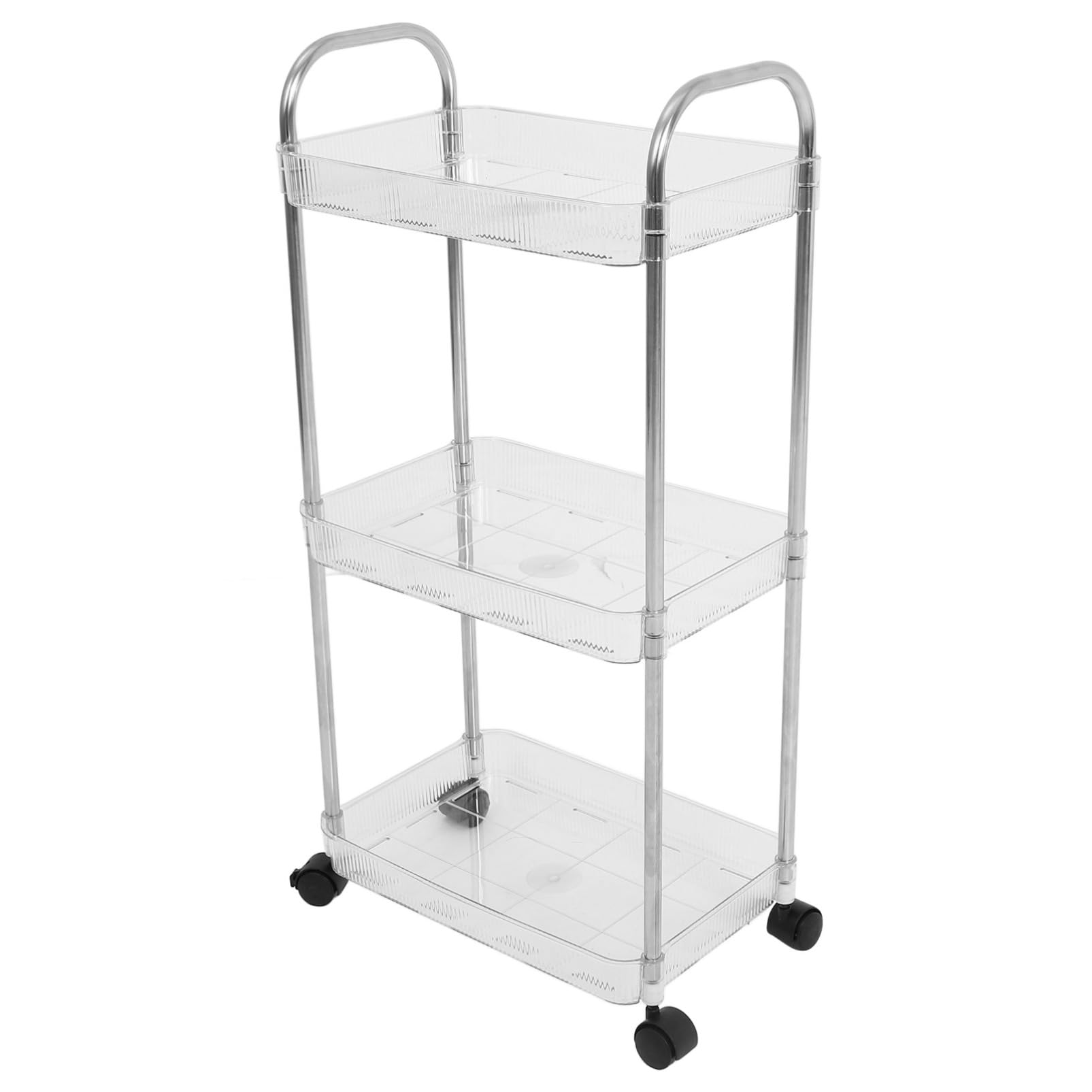 Carro de almacenamiento móvil para salón carrito de multi tier con ruedas estantería pet
