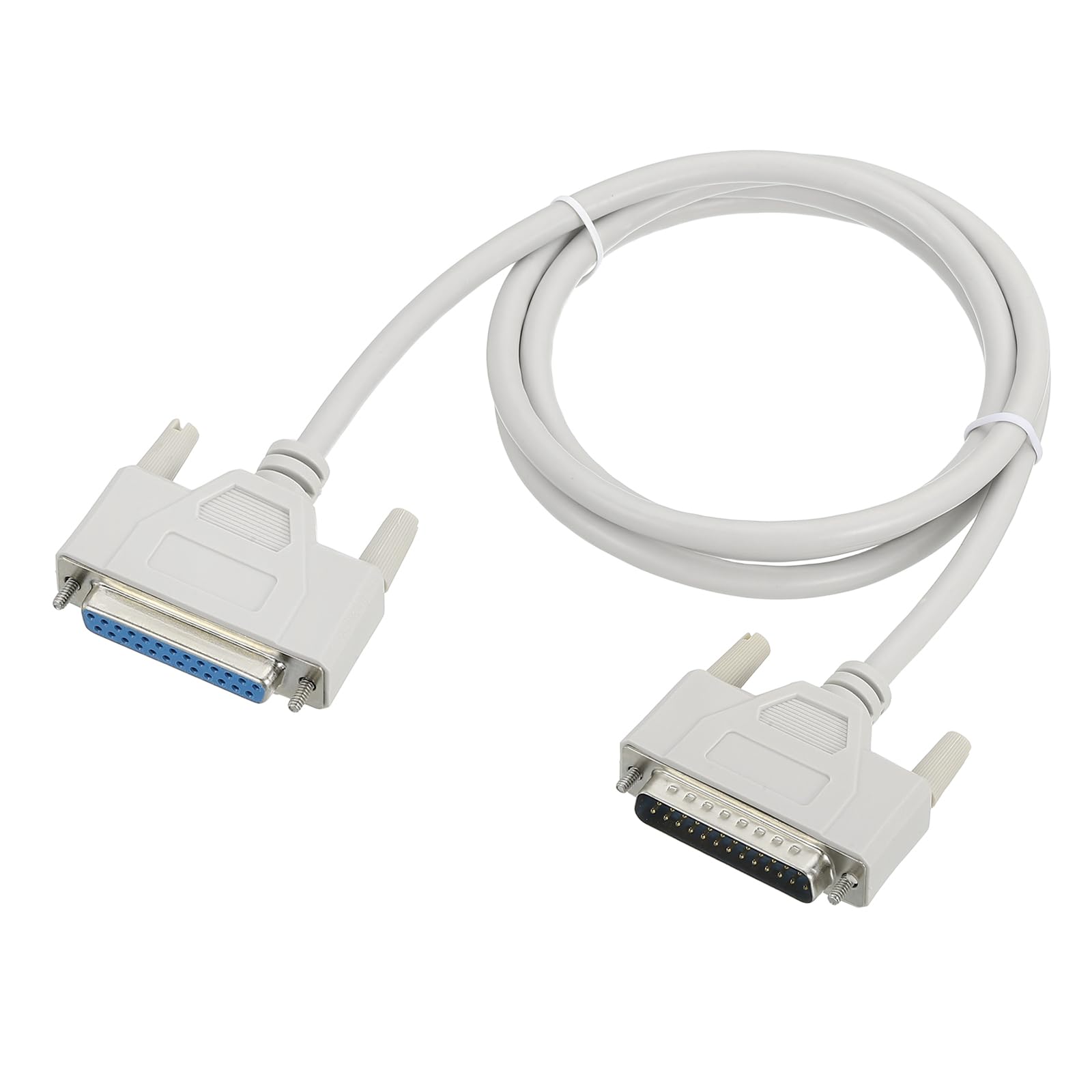 QUARKZMAN Cavo Stampante Porta Parallela DB25 25 Pin 1.4 m Connettori Nichelati Maschio Femmina Per Scanner Stampanti Beige