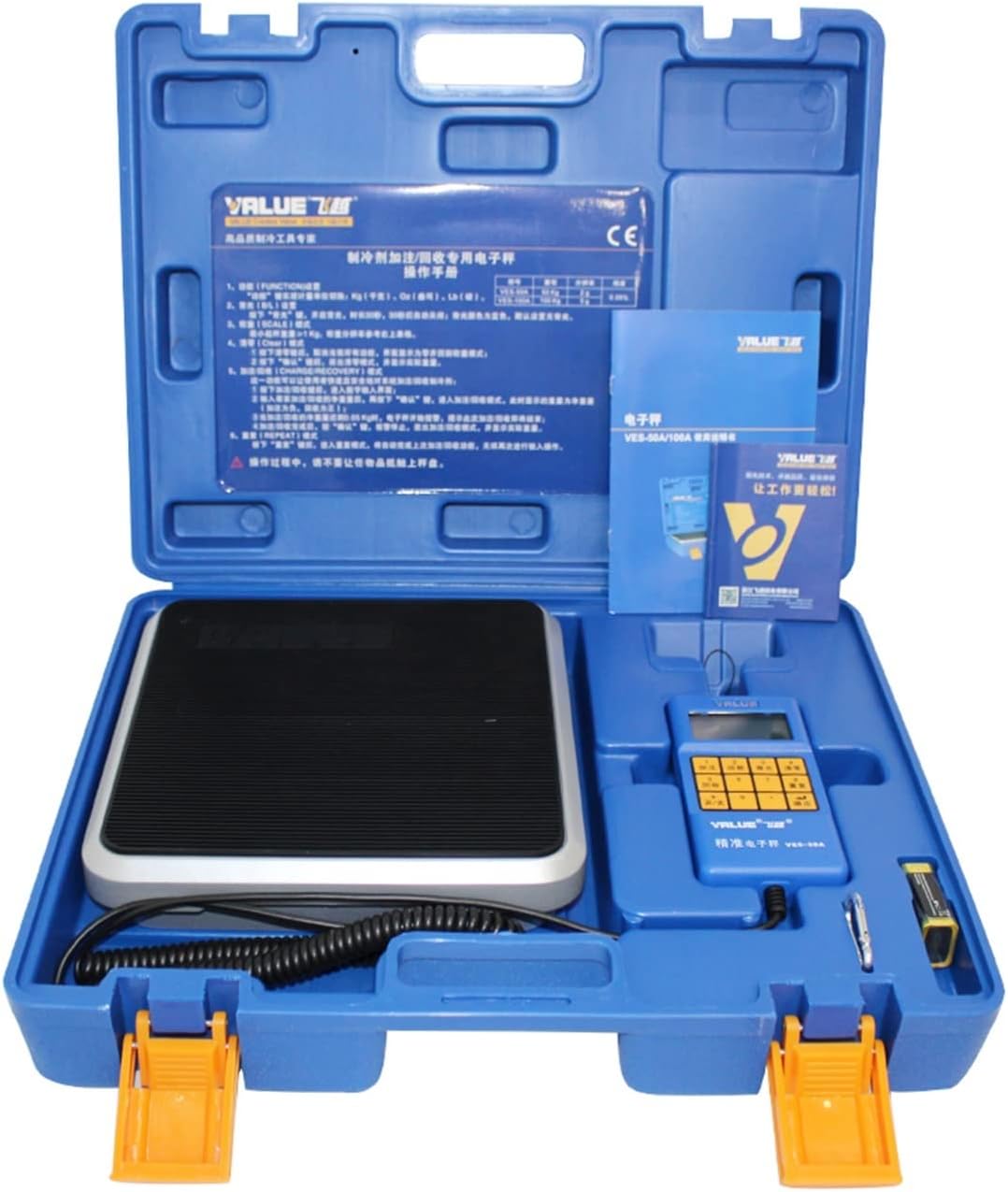 Electronic Scale VES-50A Precision of The Cold Media is Called Quantitative Fluorine Balance Scale Refrigeration Tools