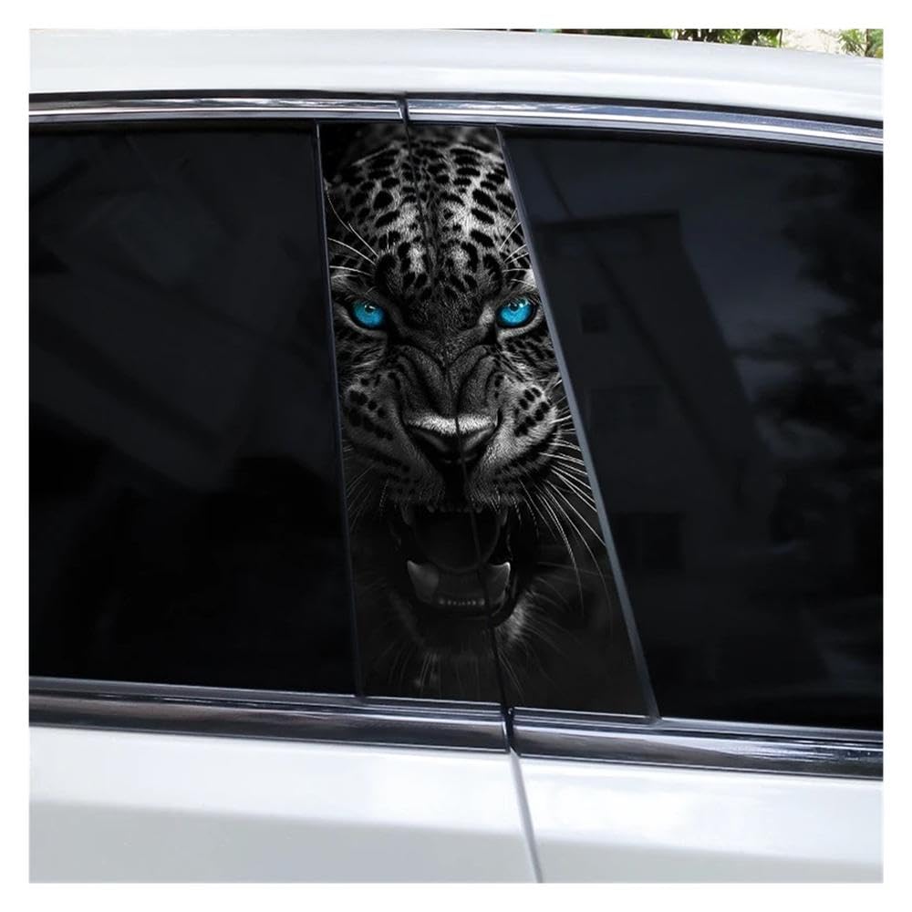 Autocollant pilier porte voiture étanche et sticker décoratif pour tuning DIY