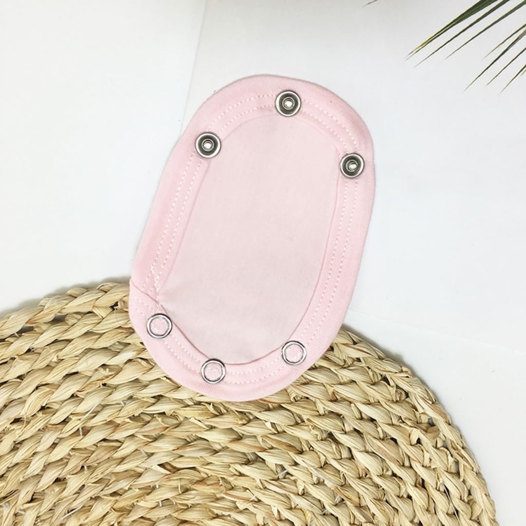 GANPUB 5 Pcs Baby Jumpsuit Diaper Infant Romper Length Extender Bodysuit Snap Button Extended Diaper for Triangle Crotch Clothing