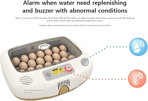 Miniatura 7 de A&I Brooders and Incubators R-Com Pro 20 DO Modelo Nuevo, Blanco