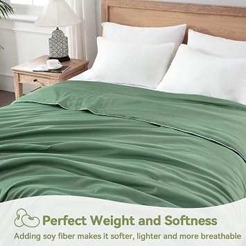 Globon Cooling Comforter King Size, Sage Green