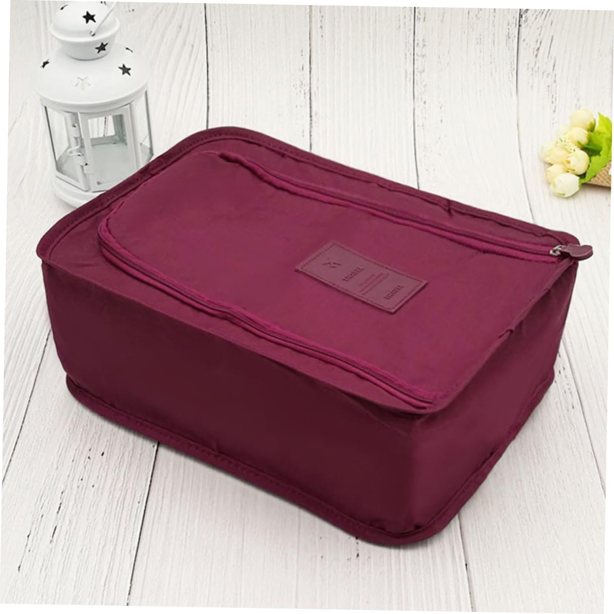 TENDYCOCO Travel Bag 2pcs Storage Bag Shoe Bags Portable Shoes Organizer Toiletry Travel Foldable Shoebox Foldable Shoes