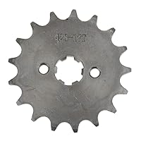 Vista 2 de HIAORS 428 17T 0.669 in motocicleta piñón delantero motor para 50cc 70cc 110cc 125cc 140cc 160cc TaoTao Roketa Coolster Sunl Lifan chino ATV Quad