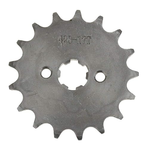 Miniatura 2 de HIAORS 428 17T 0.669 in motocicleta piñón delantero motor para 50cc 70cc 110cc 125cc 140cc 160cc TaoTao Roketa Coolster Sunl Lifan chino ATV Quad