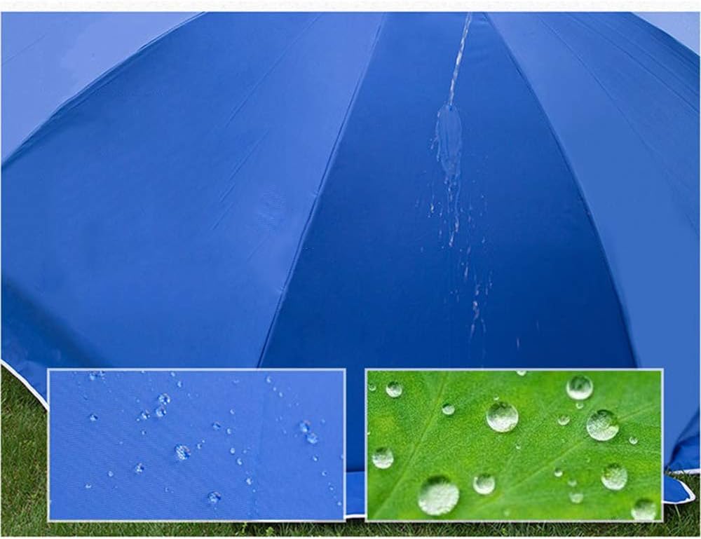 2.4m Garden Umbrella Outdoor Sun Shade For Beach/Pool/Patio Umbrellas,Thick Double-layer Umbrella Cloth, Height Adjustable, Rainproof And Sunproof good