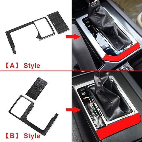 Miniatura 3 de Para Toyota Land Cruiser Prado 150 2010-2017 Accesorios de modificación decorativa interior Panel de caja de cambios central Lc150 Fj150 (negro A