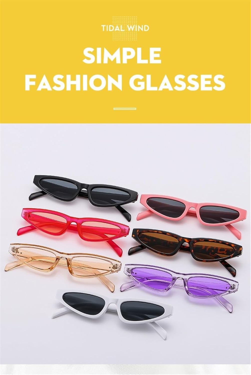 Men's And Women's Small Frame Vacation Sunglasses Outdoor Commuter Party Sun Glasses
